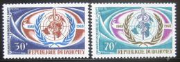 Poštové známky Dahomey 1968 Výroèí WHO Mi# 342-43