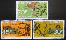 Poštové známky Dahomey 1968 Ekonomická spolupráce Mi# 349-51