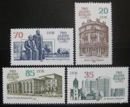 Poštové známky DDR 1987 Architektúra, Berlín Mi# 3071-74