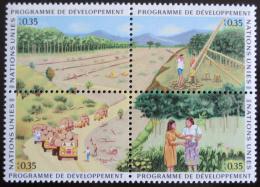 Poštové známky OSN Ženeva 1986 Lesnictví Mi# 138-41