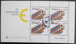 Poštové známky Portugalsko 1982 Výroèí EEC Mi# Block 34