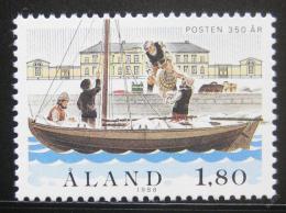 Poštová známka Alandy 1988 Poštovní služby Mi# 26