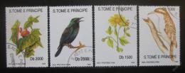 Poštové známky Svätý Tomáš 1992 Vtáci Mi# 1330-33 Kat 40€
