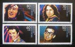 Poštové známky Nemecko 1988 Rockové hvìzdy Mi# 1360-63 Kat 10€