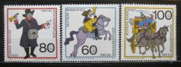 Poštové známky Nemecko 1989 História pošty Mi# 1437-39 Kat 8€