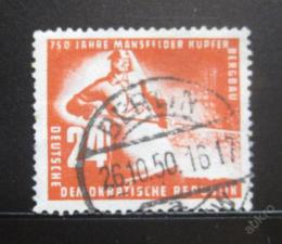 Poštová známka DDR 1950 Tavba mìdi Mi# 274 Kat 15€