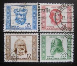Poštové známky DDR 1952 Osobnosti Mi# 311-14 Kat 45€