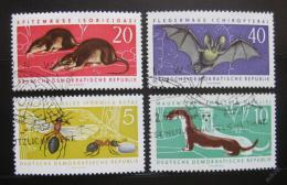 Poštové známky DDR 1962 Fauna Mi# 869-72
