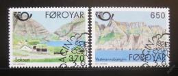 Poštové známky Faerské ostrovy 1991 Pøírodní scenérie Mi# 219-20