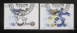 Poštové známky Lichtenštajnsko 2008 Paralympiáda Mi# 1487-88 Kat 8€