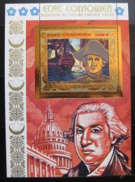 Poštová známka Komory 1976 Americká revolúcia Mi# Block 19