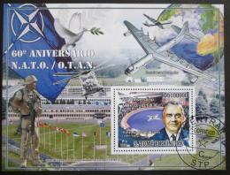 Poštová známka Svätý Tomáš 2009 NATO Mi# Block 698 Kat 10€