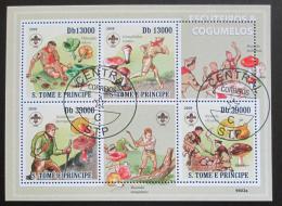 Poštové známky Svätý Tomáš 2009 Huby, skauting Mi# 4120-23