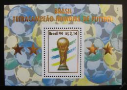 Poštová známka Brazílie 1994 MS ve futbale Mi# Block 96