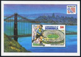 Poštová známka Dominika 1994 MS ve futbale Mi# Block 267