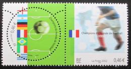 Poštové známky Francúzsko 2002 MS ve futbale Mi# 3620-21