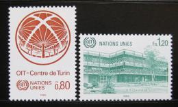 Poštové známky OSN Ženeva 1985 Centrum v Turínì Mi# 127-28