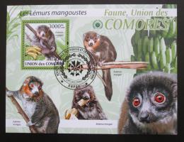 Poštová známka Komory 2009 Lemuøi Mi# Block 533 Kat 15€