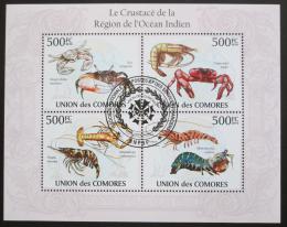 Poštové známky Komory 2009 Korýši Mi# 2672-75