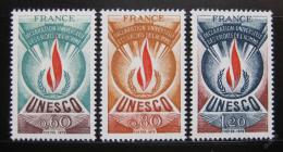 Poštové známky Francúzsko 1975 UNESCO Mi# 13-15