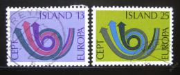 Poštové známky Island 1973 Európa CEPT Mi# 471-72