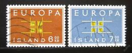 Poštové známky Island 1963 Európa CEPT Mi# 373-74