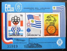 Poštové známky Uruguaj 1975 Svìtové výstavy Mi# Block 28 Kat 22€