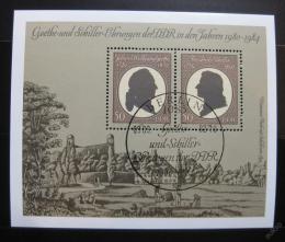 Poštové známky DDR 1982 Goethe-Schiller Cena Mi# Block 66