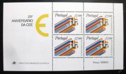 Poštové známky Portugalsko 1982 Evropská ekonomická komunita Mi# Block 34