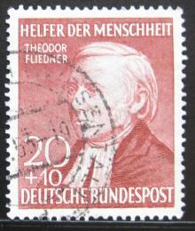 Poštová známka Nemecko 1952 Theodor Fliedner Mi# 158 Kat 12€