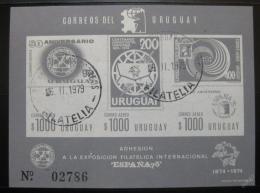 Poštová známka Uruguaj 1975 ESPANA neperf. Mi# Block 23 B