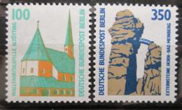 Poštové známky Západný Berlín 1989 Pamätihodnosti Mi# 834-35 Kat 7€