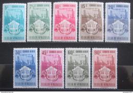 Poštové známky Venezuela 1951 Znak Carabobo, RARITA Mi# 685-93 Kat 75€