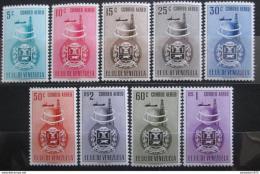 Poštové známky Venezuela 1951 Znak Anzoateguí, RARITA Mi# 721-29 Kat 75€