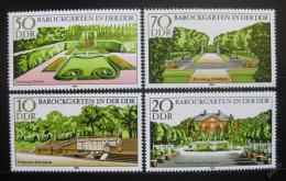Poštové známky DDR 1980 Barokní zahrady Mi# 2486-89
