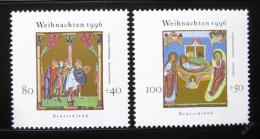 Poštové známky Nemecko 1996 Vianoce Mi# 1891-92