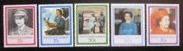 Poštové známky Papua Nová Guinea 1986 Krá¾ovna Alžbeta II Mi# 520-24