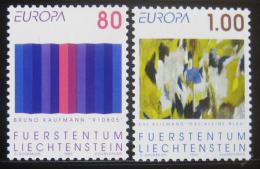 Poštové známky Lichtenštajnsko 1993 Európa Mi# 1054-55