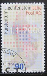 Poštová známka Lichtenštajnsko 2000 Vytvoøení pošty Mi# 1226