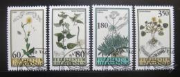 Poštové známky Lichtenštajnsko 1995 Rostliny Mi# 1056-59