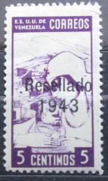 Poštová známka Venezuela 1943 Sestra, pretlaè Mi# 378 Kat 20€