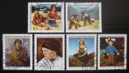 Poštové známky DDR 1968 Umenie Mi# 1393-98