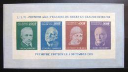 Poštové známky Gabon 1970 Letci Mi# Block 16