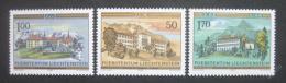 Poštové známky Lichtenštajnsko 1985 Kláštory Mi# 868-70 Kat 5.20€