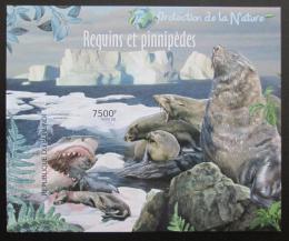 Poštová známka Burundi 2012 Fauna Mi# Block 234 B RARITA, chybotisk