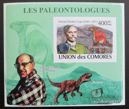 Potov znmka Komory 2009 Paleontolgovia a dinosaury neperf. Mi# 1964 B - zvi obrzok