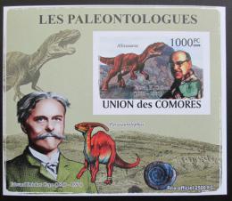 Potov znmka Komory 2009 Paleontolgovia a dinosaury neperf. Mi# 1965 B