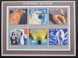 Potov znmky Mozambik 2002 adov medvede neperf. Mi# 2704-09 B - zvi obrzok