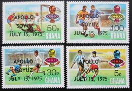 Poštové známky Ghana 1974 MS ve futbale pretlaè Mi# 581-84