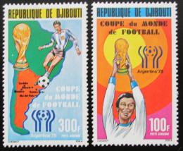 Poštové známky Džibutsko 1978 MS ve futbale Mi# 220-21